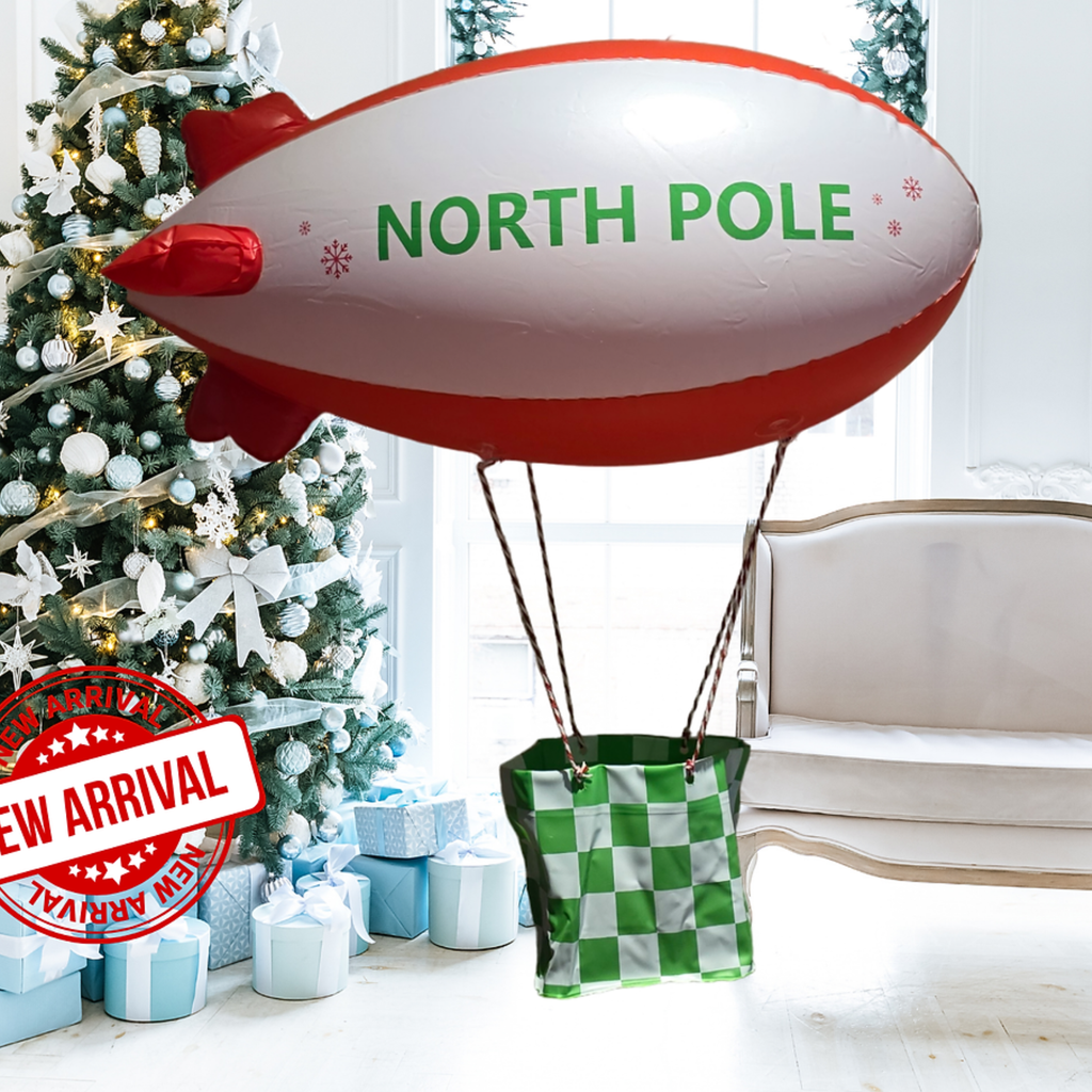 Inflatable North Pole Elf Blimp