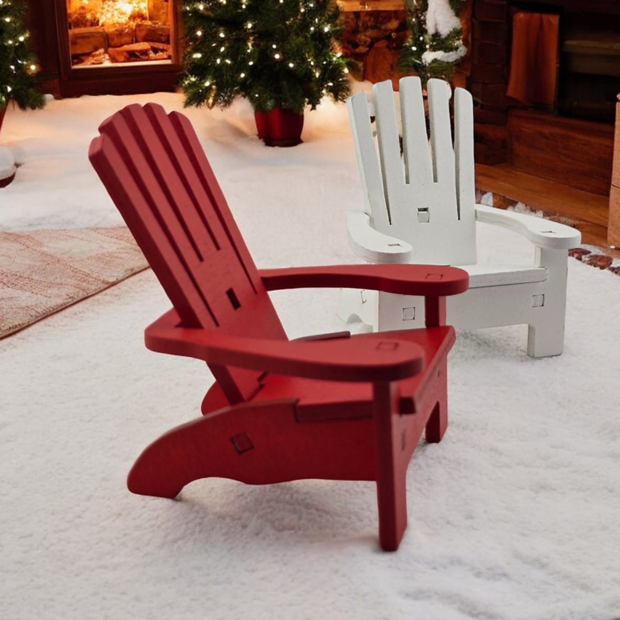 Wooden Adirondack Chair for Elf