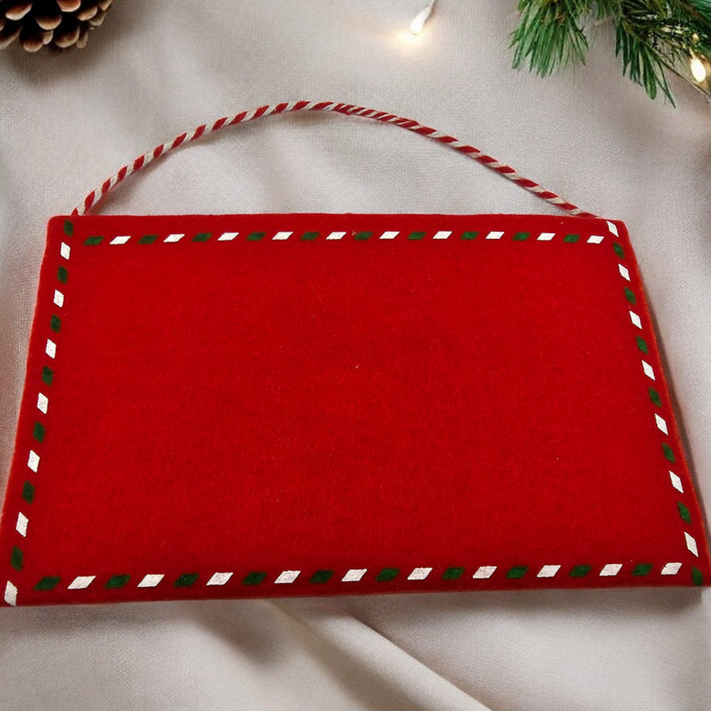 Large Felt Hanging Letter to Santa Envelope