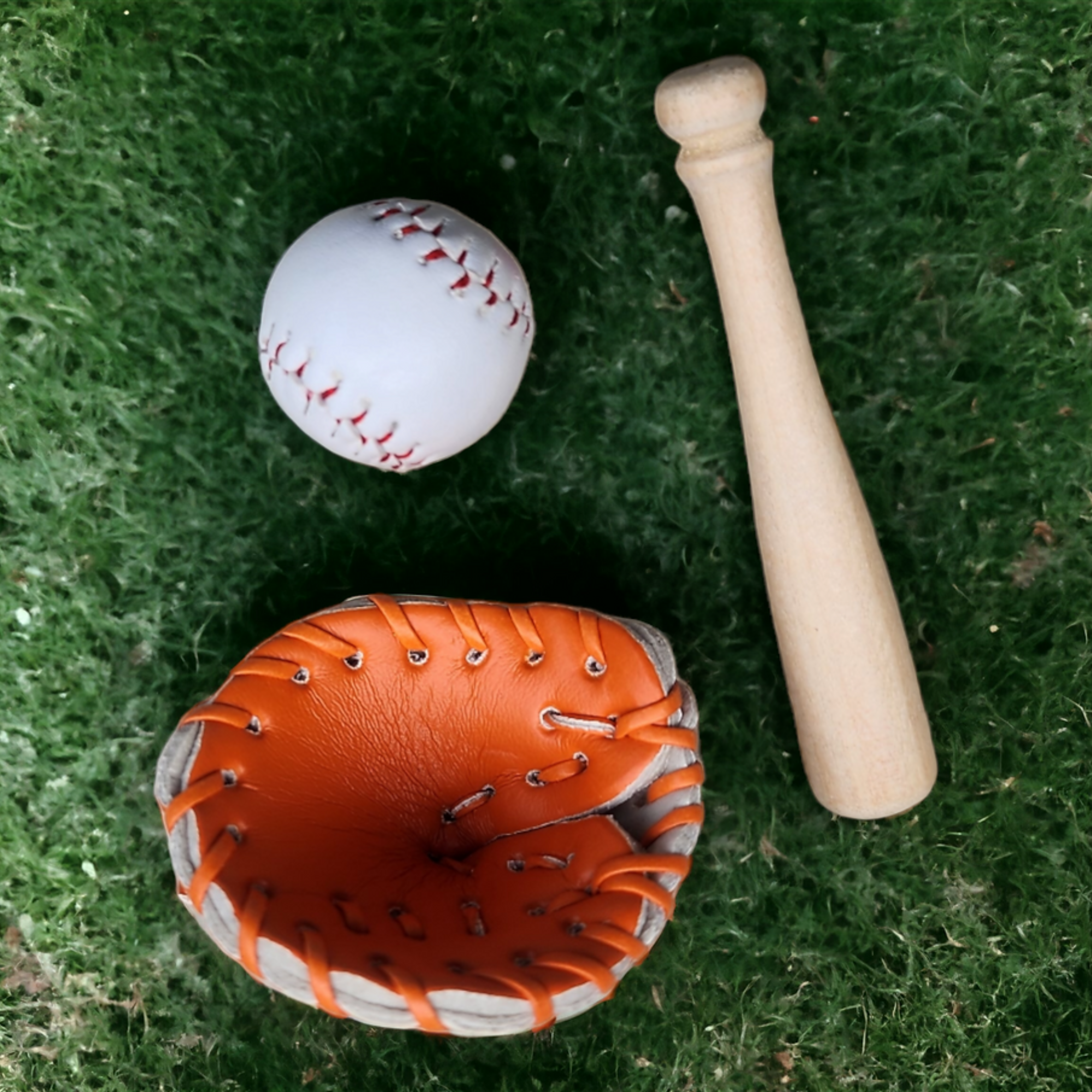 Mini Elf Baseball Set | 3-Piece Baseball Accessories for Christmas Elf & Dolls