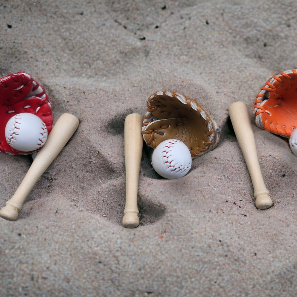 Mini Elf Baseball Set | 3-Piece Baseball Accessories for Christmas Elf & Dolls