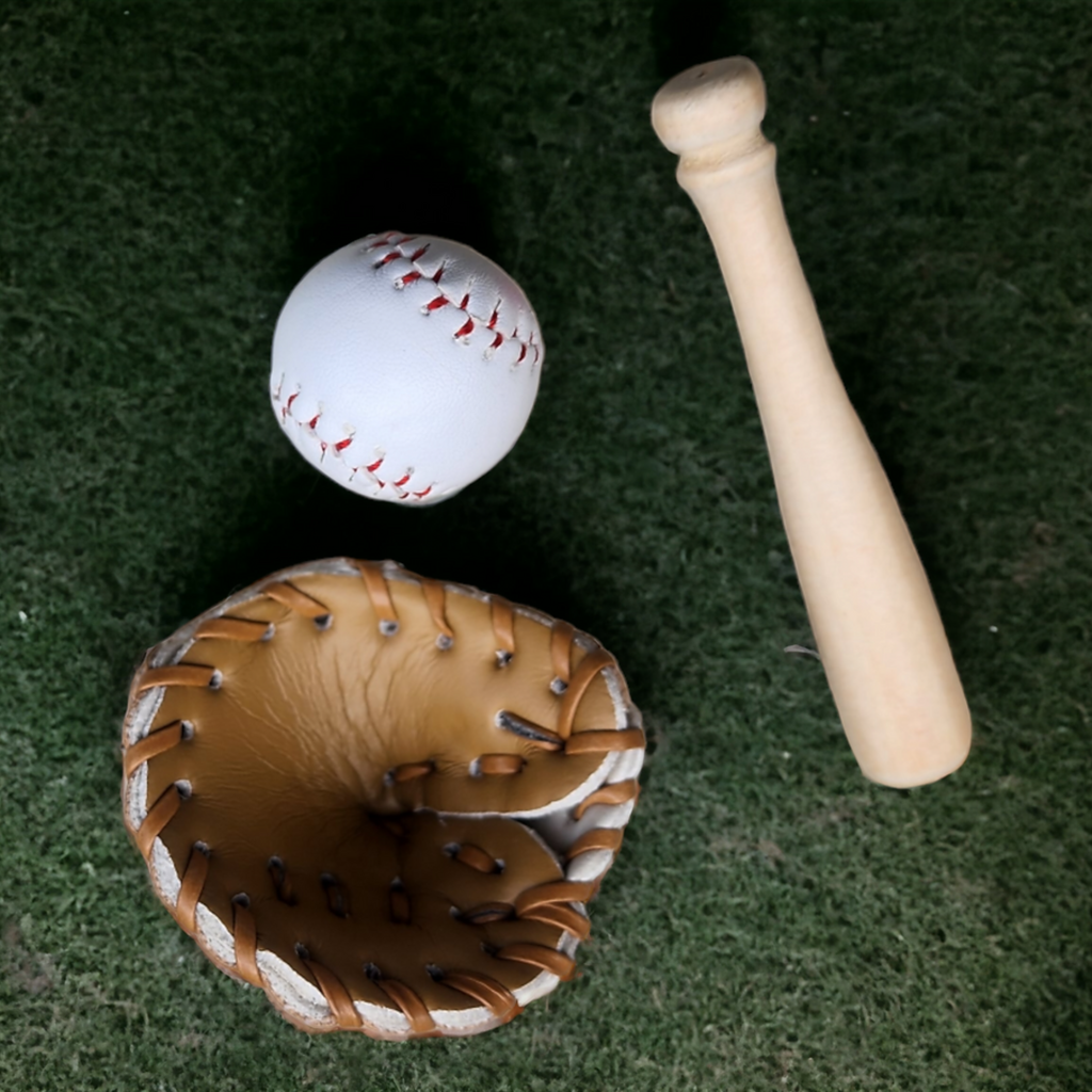Mini Elf Baseball Set | 3-Piece Baseball Accessories for Christmas Elf & Dolls