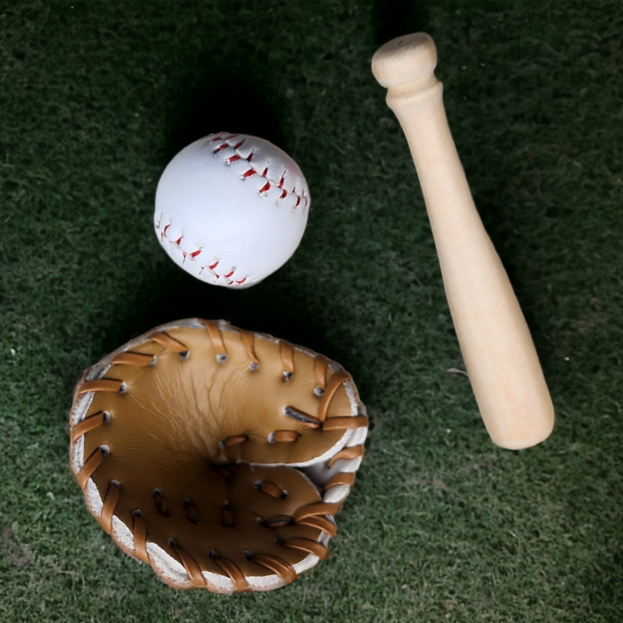 Mini Elf Baseball Set | 3-Piece Baseball Accessories for Christmas Elf & Dolls