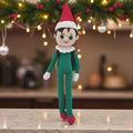 Handmade Poseable Crochet Christmas Elf Doll