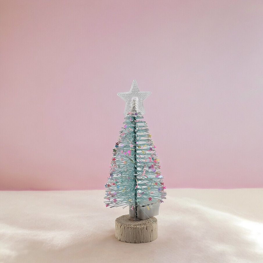 5.5" Mini Christmas Tree with Optional LED Lights