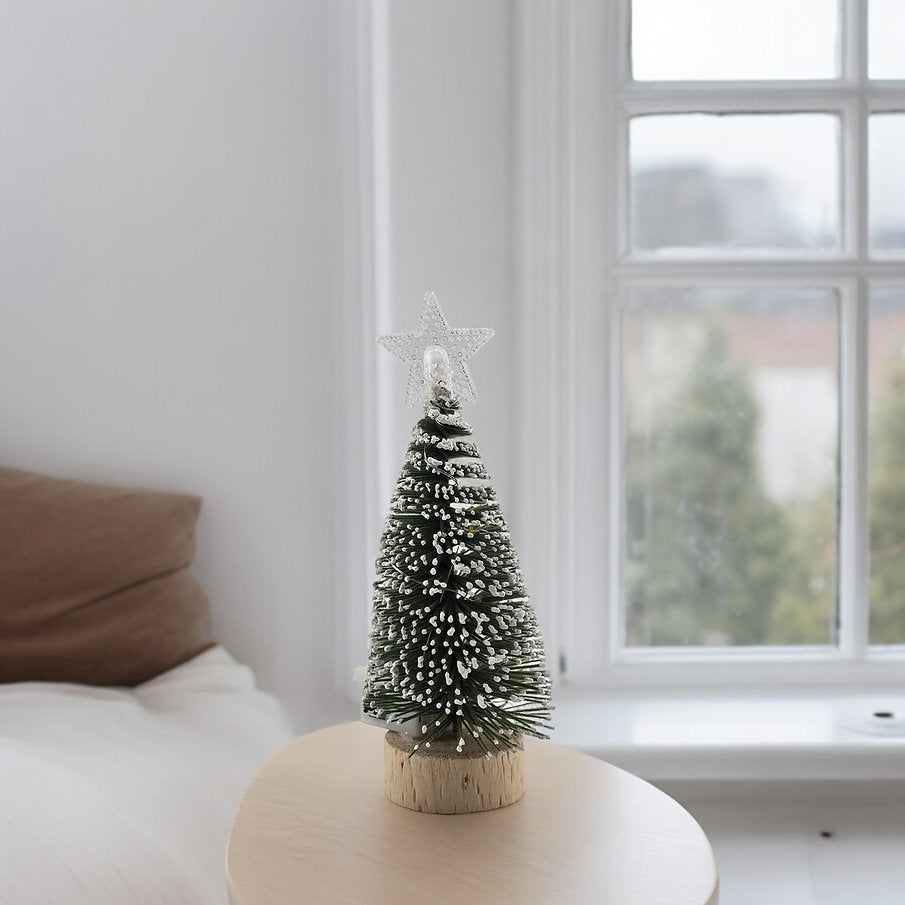 5.5" Mini Christmas Tree with Optional LED Lights