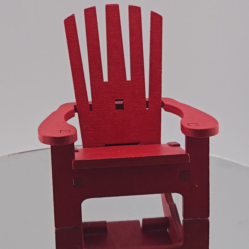 Wooden Adirondack Chair for Elf
